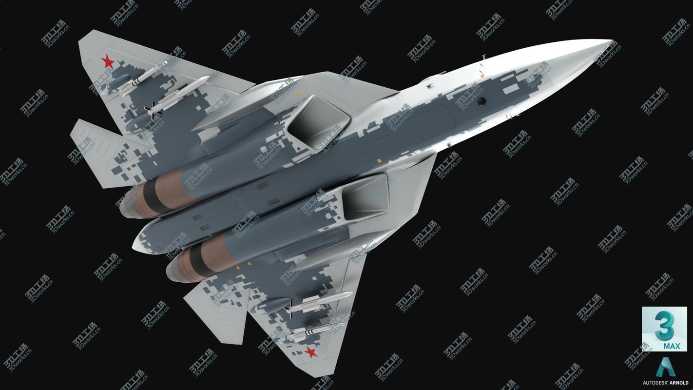 images/goods_img/202104023/Sukhoi Su-57 - PBR 3D/4.jpg